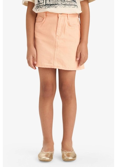 DeFacto Kız Çocuk Gabardin Etek E2649A825SMOG325 Turuncu