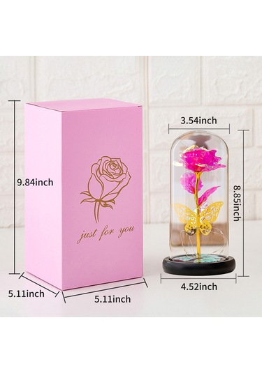 Suofeng Romantik Led Işık Güllü Dekoratif Hediye - Sevgililer Günü, Düğün Ve Ev Dekorasyonu İçin Çok Renkli