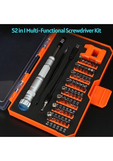 Trendooze Vidalama Ve Telefon Tamiri Seti Saat Pratik Kit İçin Dizüstü Çok Bilgisayar, Araç Amaçlı Akıllı 52'li - Bk