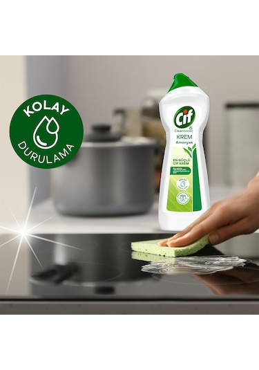 Cif Krem Amonyaklı Yüzey Temizleyici 3 x 750 ML