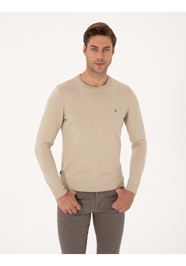 Pierre Cardin Erkek Kum Melanj Kazak /triko 50314192-vr123 Kum Melanj