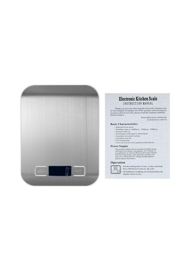 Novahub 5kg Hassas Mutfak Terazisi - Çok Fonksiyonlu Mini Elektronik Tartı G, Lb, Oz, Ml Beyaz, Pratik Aksesuarlar İle Beyaz