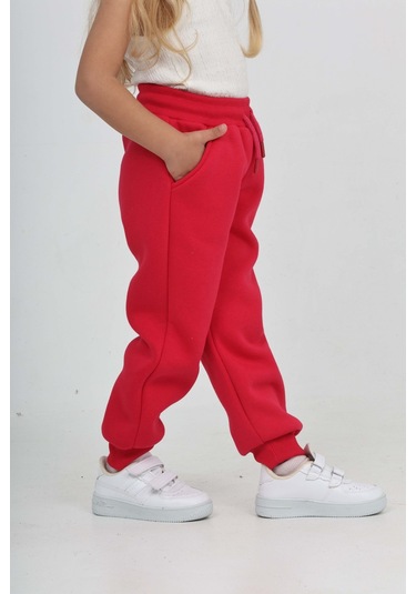 Toontoy Kız Çocuk T Logo Nakışlı Eşofman Alt Fuşya