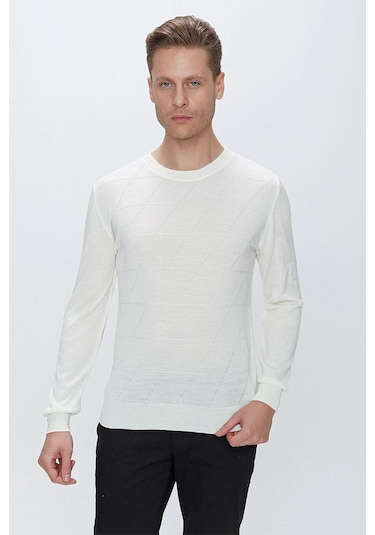 Tr 837 Ekru Balıkçı Triko Ekru