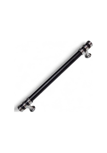 Nesli Alüminyum Metal Lüks Modern Mobilya Çekmece Mutfak Dolabı Kulpu Siyah-krom 160mm Siyah - Krom