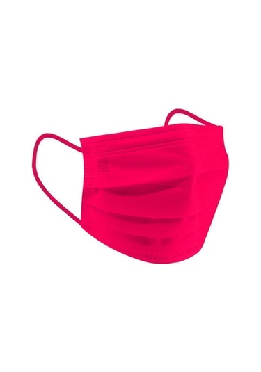 Private Stock Labs 4 Katlı Koruyucu Maske Neon Kırmızı 10'lu