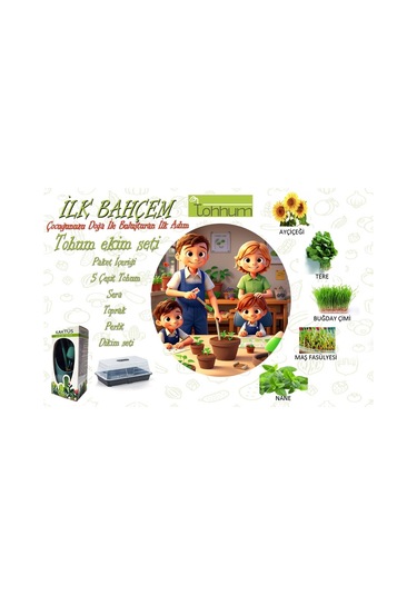 İlk Bahçem Tohum Ekim Seti