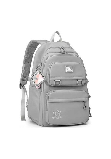 Didadodo Kadınlar İçin Su Geçirmez 15.6 Laptop Sırt Çantası - Büyük Kapasiteli Ve Organizasyonlu Gri, Küçük Boyutlu Gri