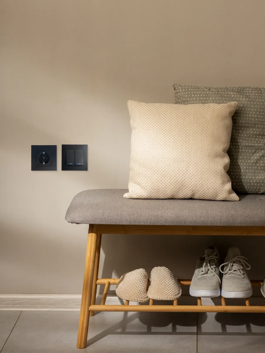 Unıversal Aydınlatmalı Çift Tuşlu Anahtar 184343190