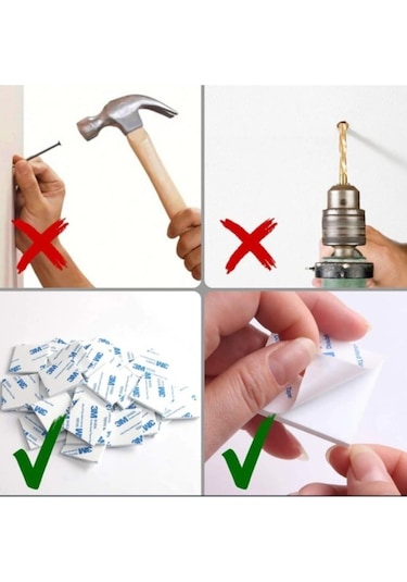 100 Adet 3m Yuvarlak Kesimli Köpüklü Çok Güçlü Çift Traflı Bant 15 Mm Çap