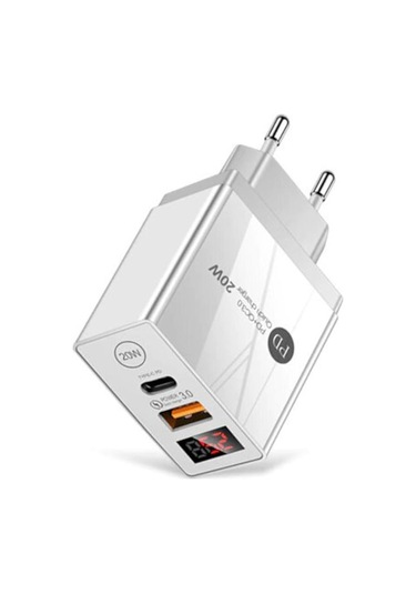 Zuidid 20W Pd + Usb Hızlı Şarj Led Göstergeli