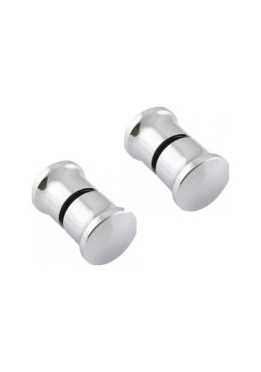 Duşa Kabin Topuz Yuvarlak Kulp Gümüş