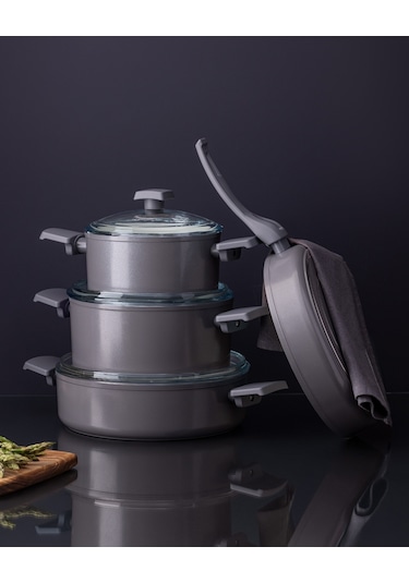 Madame Coco Nano Seramik 7 Parça Tencere Seti Tncr0000000022