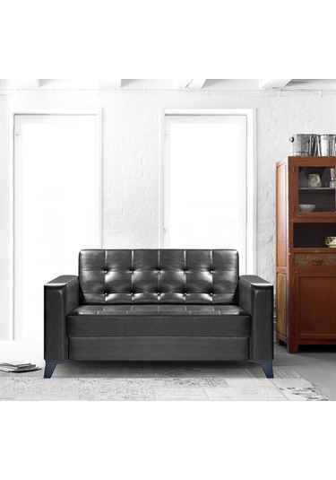 Ofiscombin Ofis Büro Koltuk Kanepe Oturma Takımı Koltuğu 2li Ofis Kanepesi Martin Siyah Onesta2