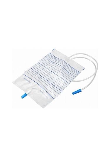 DM01 Steril İdrar Torbası Düz Musluklu 2000 ML x 10 Adet