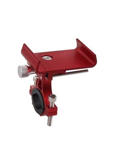 Novahub Motosiklet Telefon Tutacak Alüminyum Kırmızı Tutak Kırmızı