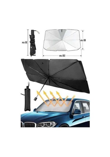 Tongxida Araba Ön Cam Güneşlik, Katlanabilir, Şemsiye Gölgel, Yüksek Kalite, Uygun Hafif, Rengi Aynı, Model Ve Ölçüsü Değişmez