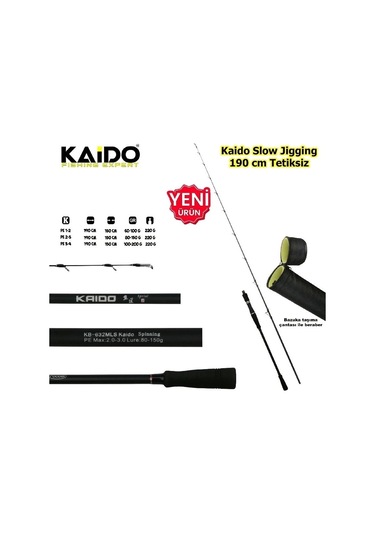 Kaido Slow Jig Kamışı 190 Cm 100-200gr Pe 3-4 Tetiksiz 1