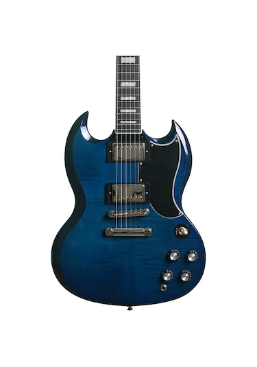 Epiphone Sg Custom Figured Elektro Gitar Viper Blue