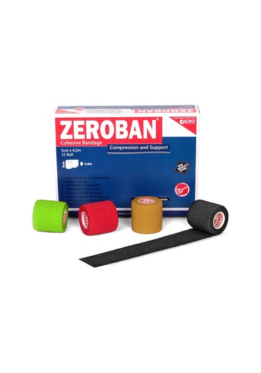 Zeroban Bandaj 5 CM x 4.5 M Siyah