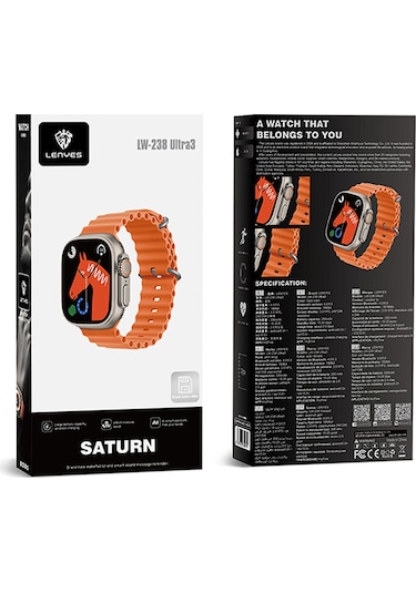 Lenyes LW-238 Ultra3 Saturn Serisi Akıllı Saat (İthalatçı Garantili)