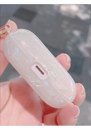 Cronax Airpods Uyumlu 3 İçin Anahtarlıklı Silikon Kulaklık Kılıfı 208674552 Beyaz