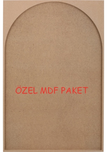 Rafhomestore C9 ( 65X100 Cm ) Duvar Çerçeve Ham Mdf Ahşap
