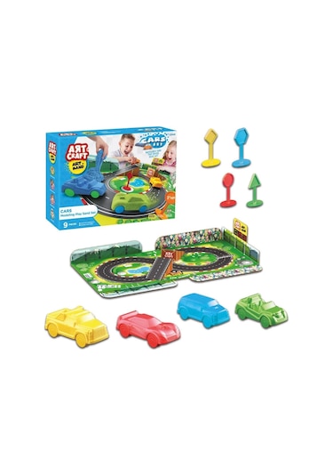 03948 Artsand Arabalar Kum Seti 600 Gr -fentoys Çok Renkli