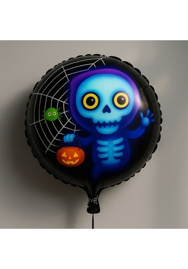 Runaway Halloween İskelet Balon Korku Temalı Parti Dekoru Çok Renkli