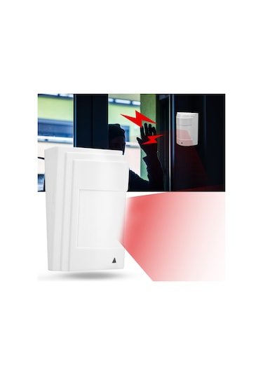 Kablolu Pasif Kızılötesi Hareket Sensörü Çift Pır Dedektörü Uyarı Alarm Güvenlik Sistemi 12v