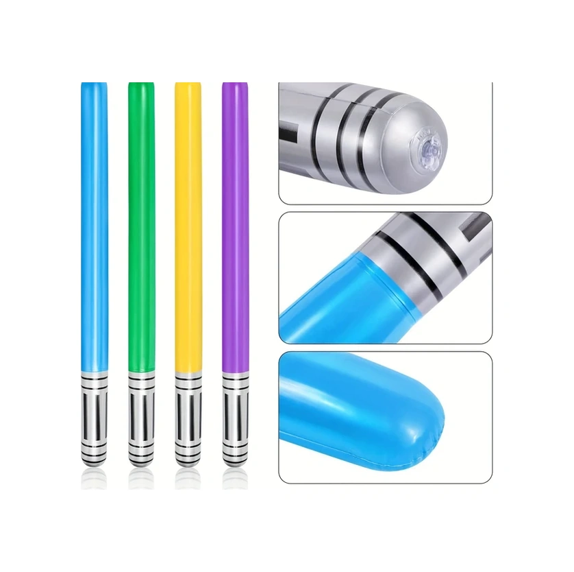 Chuangyinshop 1 Adet Mor Şişme Renkli Çubuk, Kostüm Partileri Ve Fotoğraf Çekimleri İçin