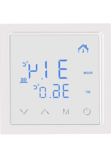 Novahub Akıllı Termostat 16a Zemin Isıtma Sıcaklık Cihazı 85-265v Beyaz Led Dokunmatik Ekranlı