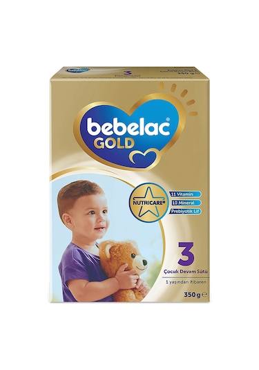 Bebelac Gold 3 Çocuk Devam Sütü 1 Yaş+ 1150 G