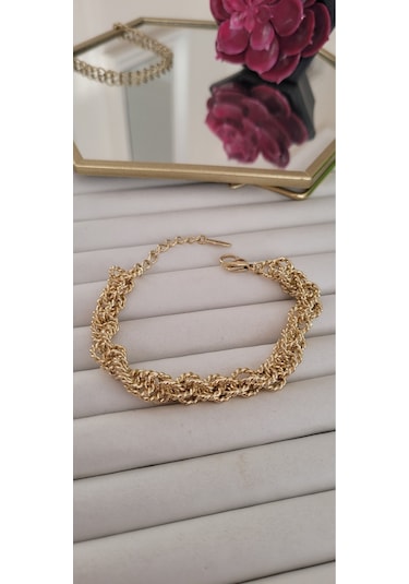 Vıp 14k Sarmaşık Bileklik Altın