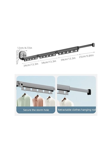 Pratik Katlanır Vakumlu Çamaşır Kurutma Askısı 180 / 360 derece