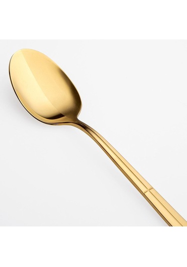Jumbo 9401 Twist Titanyum Gold 12 Kişilik Çatal Kaşık Bıçak Seti Altın