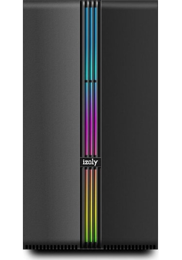 İzoly Tuffy M3 1x Rbw Fan + Argb Strip Led Usb 3.0 Temperli Cam Oyuncu Kasası
