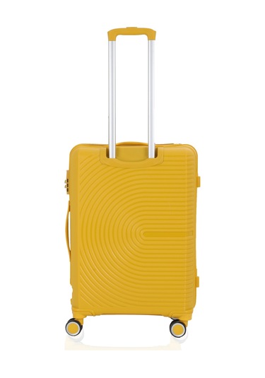 Mçs Polipropilen 3lü Valiz Seti Büyük & Kabin & Makyaj V374 S24sy1000081-set 00012 Sarı