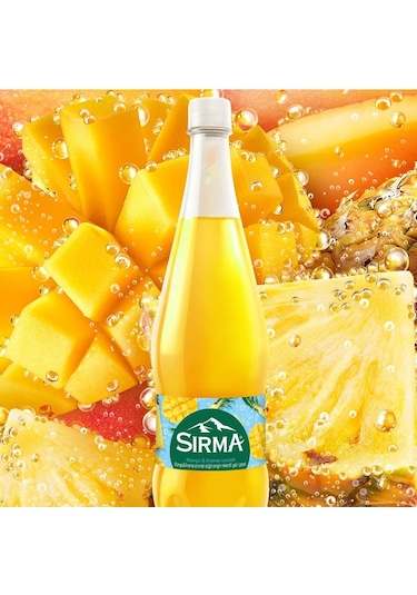 Sırma Mango & Ananas Aromalı C Vitaminli Doğal Maden Suyu 1 Lt X 6 Adet