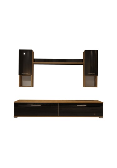 Decoraktiv Eko 5da Mdf Std Tv Ünitesi Tv Sehpası Pera - Siyah