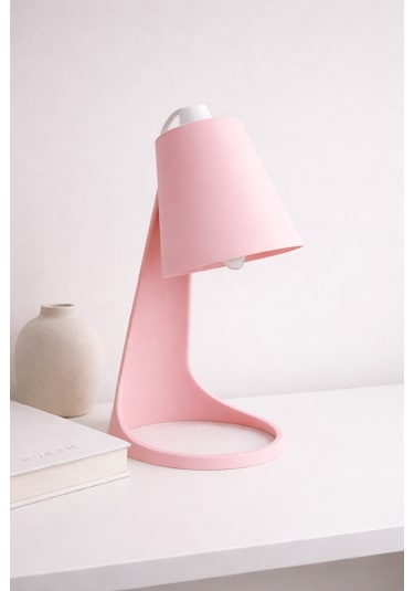 Nova Minimal Dekoratif Masa Lambası Modern Tasarım Ambiyans Objesi Pembe