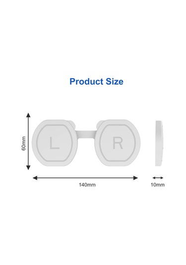 Playstation Vr2 İçin Lens Koruyucu Kapak, Toz Geçirmez, Çizilmez Silikon Koruyucu Lens Kapağı - Gri