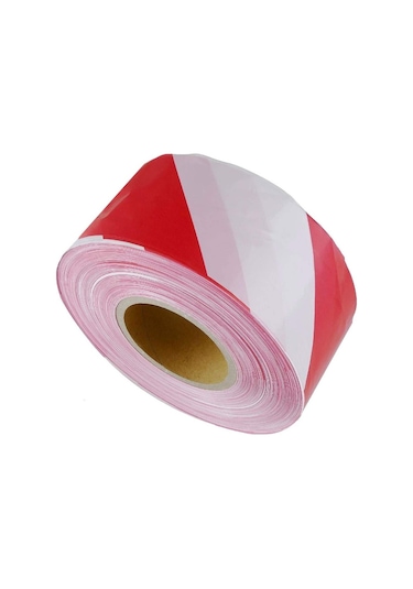 Ikaz Şeridi Kırmızı Beyaz (500 Mt)