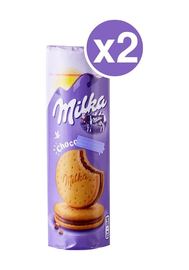 Milka Choco Creme Sütlü Çikolatalı Kakao Kremalı Bisküvi 2 x 260 G