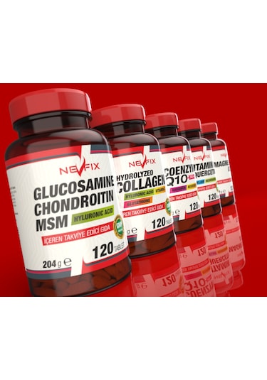 Nevfix Glukozamin Kondroitin Msm Yumurta Kabuğu 120 Tablet