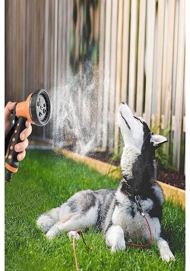 Solo 7 Çefit Su Atabilen Bahçe Sulama Tabancası Basınçlı Oto Yıkama Tabancası Hortum Ucu Fıskiye 1 Adet