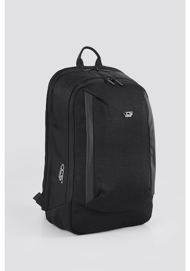 Ççs 51442 Laptop Bölmeli Siyah Sırt Çantası Siyah Siyah