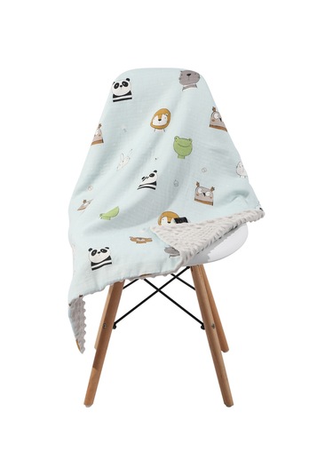 Vkemall "yumuşak Pamuklu Noktalı Bebek Battaniyesi - Nefes Alabilir, Mevsim Geçişlerine Uygun, Taşınabilir" DiğER