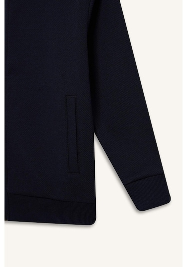 DeFacto Erkek Çocuk Kolej Yaka Fermuarlı Bomber Hırka D2803A825SPNV253