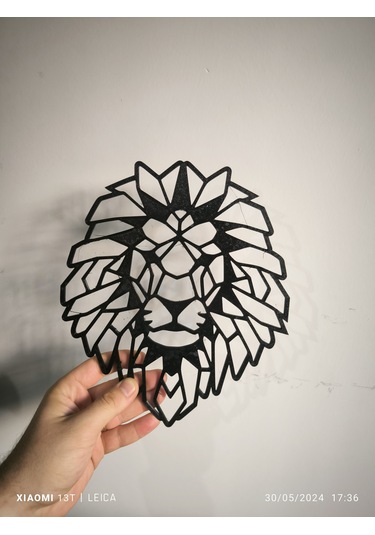 Dekoratif Aslan Model Duvar Dekoru - Aslan Kafası Duvar Süsü